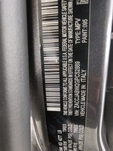 Jeep Renegade FWD 4dr Latitude 2016