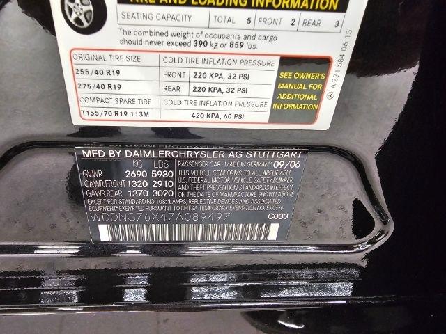 Mercedes-Benz S-Class 4dr Sdn 5.5L V12 RWD 2007