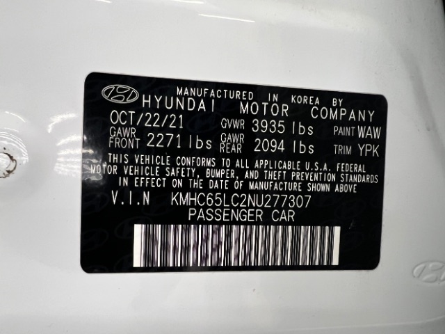 Hyundai Ioniq Hybrid Blue Hatchback 2022 Hyundai Ioniq Hybrid Blue Hatchback 2022