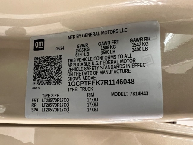 Chevrolet Colorado 4WD Crew Cab ZR2 2024 Chevrolet Colorado 4WD Crew Cab ZR2 2024