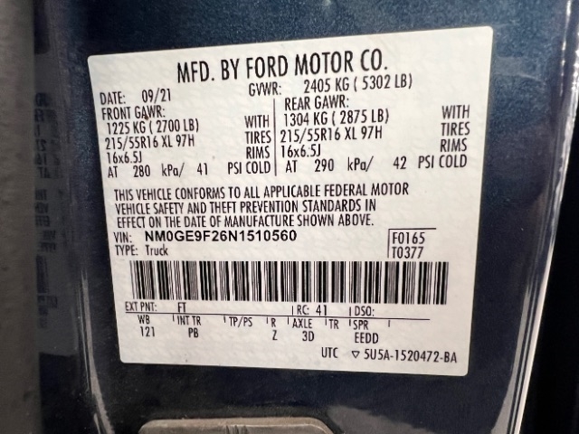 Ford Transit Connect Wagon XLT LWB w/Rear Liftgate 2022 Ford Transit Connect Wagon XLT LWB w/Rear Liftgate 2022