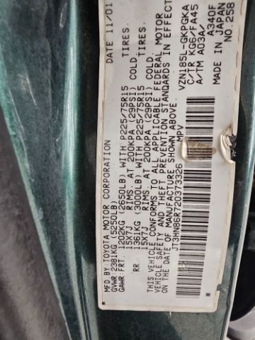 Toyota 4Runner 4dr SR5 3.4L Auto 4WD (Natl) 2002 Toyota 4Runner 4dr SR5 3.4L Auto 4WD (Natl) 2002