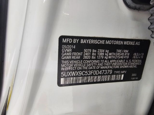 BMW X3 AWD 4dr xDrive28i 2015 BMW X3 AWD 4dr xDrive28i 2015