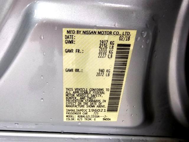 Nissan Altima 2.5 S Sedan 2018