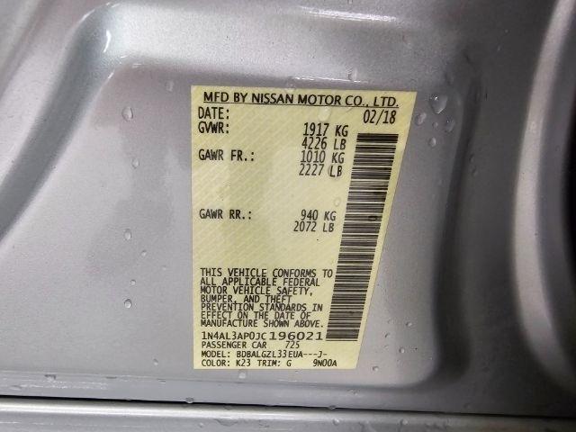 Nissan Altima 2.5 S Sedan 2018