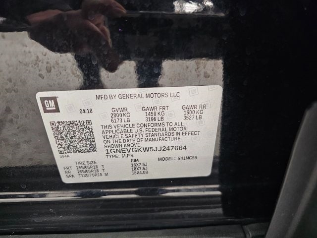 Chevrolet Traverse AWD 4dr LT Cloth w/1LT 2018