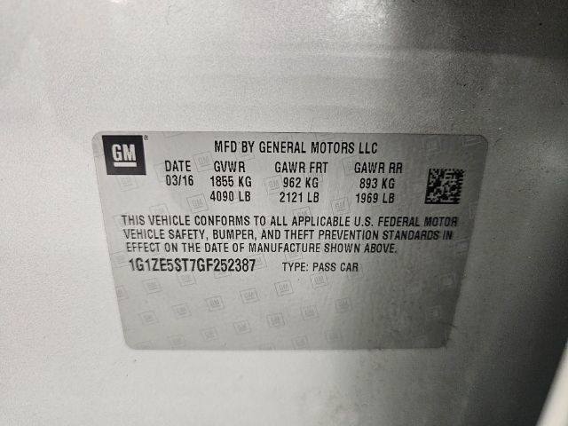 Chevrolet Malibu 4dr Sdn LT w/1LT 2016