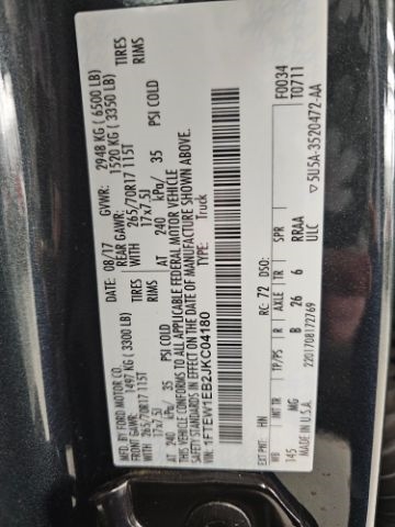 Ford F-150 XLT 4WD SuperCrew 5.5' Box 2018