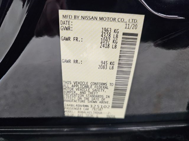 Nissan Altima 2.5 SV Sedan 2021