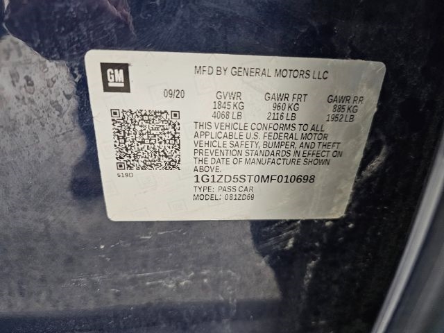 Chevrolet Malibu 4dr Sdn LT 2021