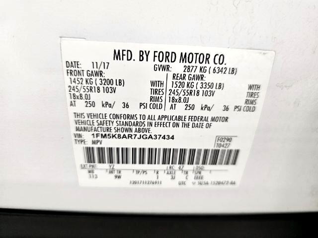 Ford Police Interceptor Utility AWD 2018