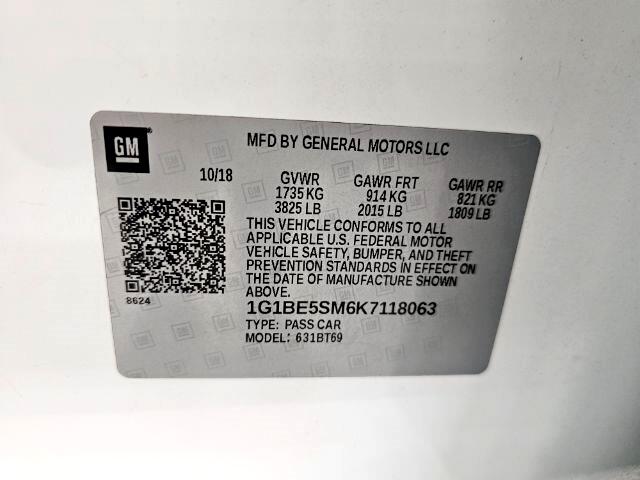 Chevrolet Cruze 4dr Sdn LT 2019