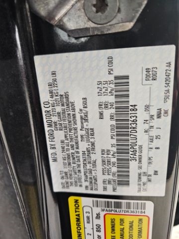 Ford Fusion 4dr Sdn SE Hybrid FWD 2013