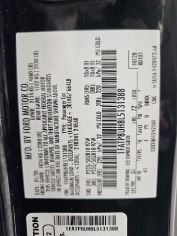 Ford Mustang EcoBoost Convertible 2020