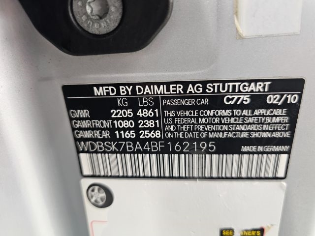 Mercedes-Benz SL-Class 2dr Roadster SL 550 2011