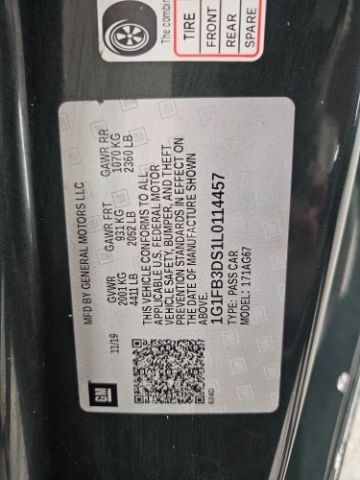 Chevrolet Camaro 2dr Conv 1LT 2020