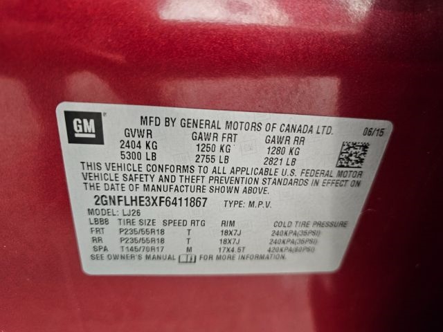 Chevrolet Equinox AWD 4dr LTZ 2015