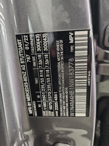 Mercedes-Benz GLB GLB 250 4MATIC SUV 2022