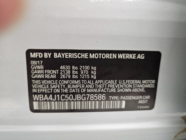 BMW 4 Series 430i Gran Coupe 2018