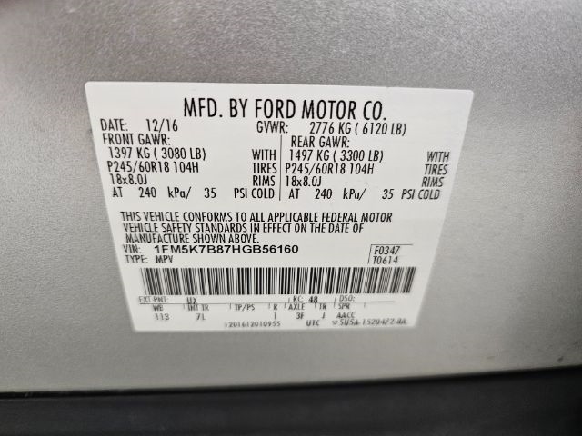 Ford Explorer Base FWD 2017