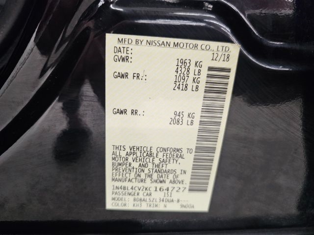 Nissan Altima 2.5 SR Sedan 2019