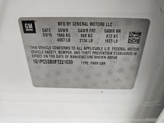 Chevrolet Cruze 4dr Sdn Auto 1LT 2015