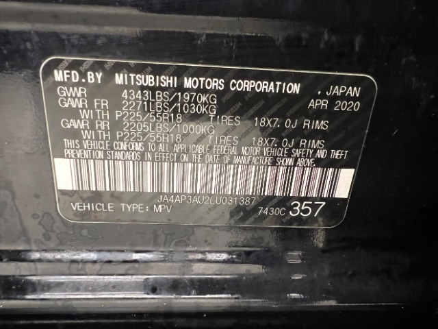 Mitsubishi Outlander Sport Black Edition 2.0 CVT 2020