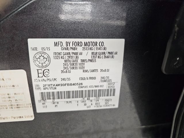 Ford Edge 4dr Titanium AWD 2015