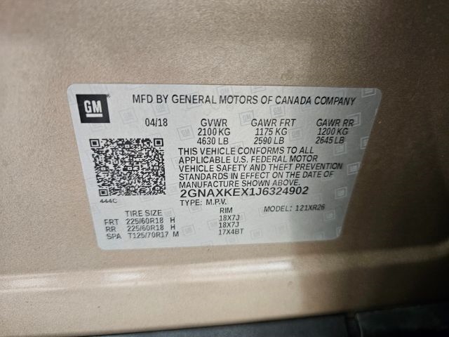 Chevrolet Equinox FWD 4dr LT w/2LT 2018