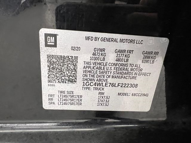 Chevrolet Silverado 2500HD 2WD Crew Cab 172" Work Truck 2020