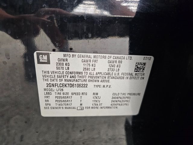 Chevrolet Equinox AWD 4dr LS 2013