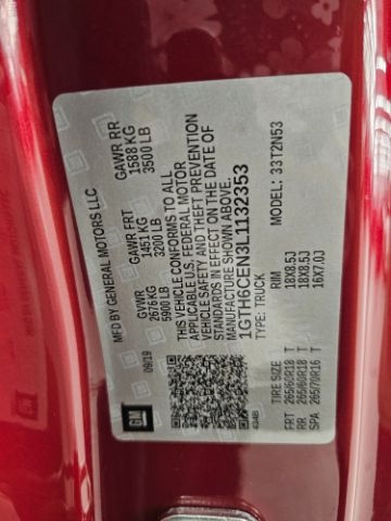 GMC Canyon 4WD Ext Cab 128" SLE 2020