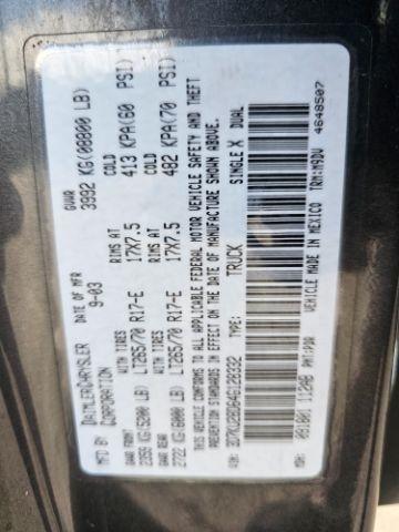 Dodge Ram 2500 4dr Quad Cab 140.5" WB 4WD SLT 2004