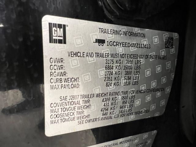 Chevrolet Silverado 1500 4WD Double Cab 147" RST 2021