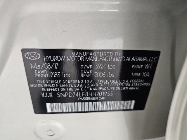 Hyundai Elantra SE 2.0L Auto (Alabama) 2017