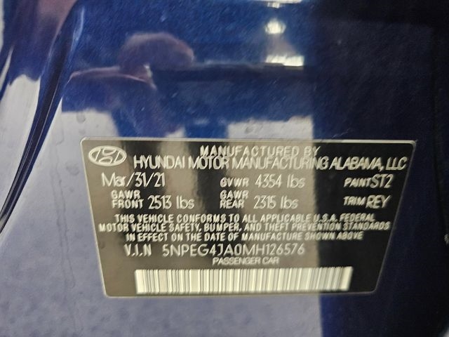 Hyundai Sonata SE 2.5L 2021