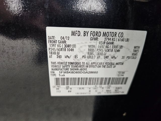 Ford Explorer 4WD 4dr XLT 2013