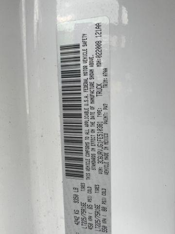 RAM ProMaster Cargo Van 3500 Extended High Roof 159" WB 2015