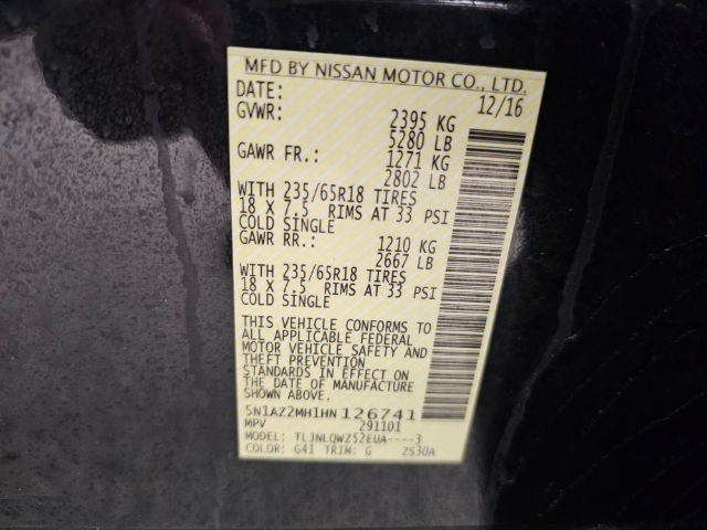 Nissan Murano 2017.5 AWD SV 2017