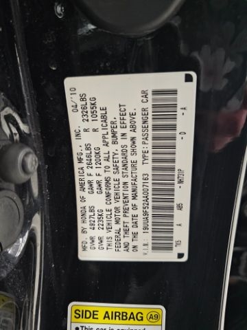 Acura TL 4dr Sdn Auto SH-AWD Tech 2010