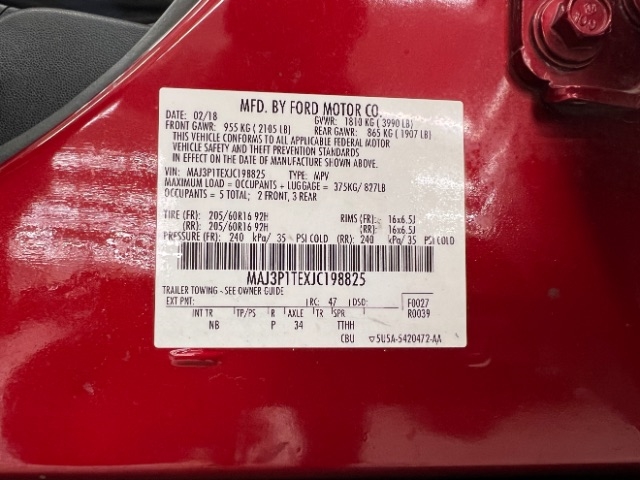 Ford EcoSport SE FWD 2018