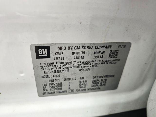 Chevrolet Trax AWD 4dr LS 2020