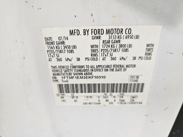 Ford F-150 4WD Reg Cab 126" STX 2014