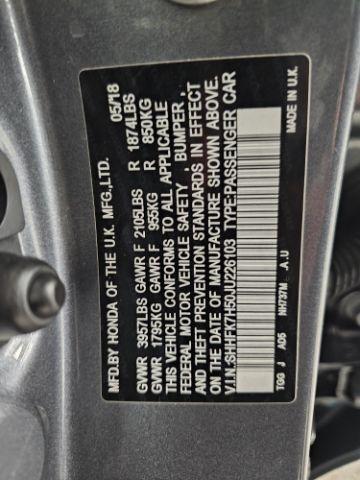 Honda Civic Hatchback EX CVT 2018