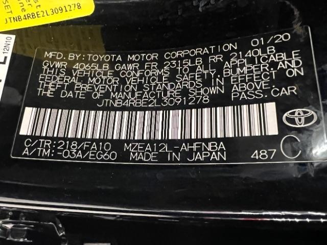 Toyota Corolla Hatchback XSE Manual (Natl) 2020