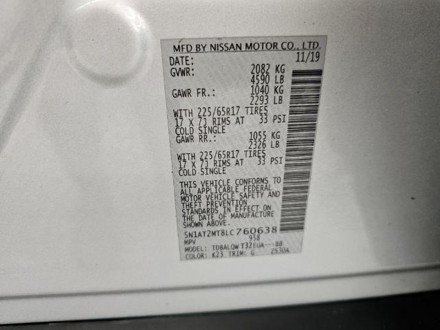 Nissan Rogue FWD SV 2020