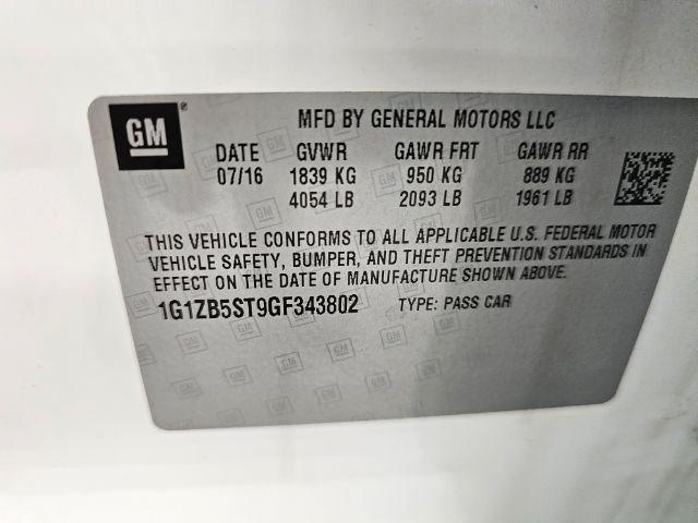 Chevrolet Malibu 4dr Sdn LS w/1LS 2016