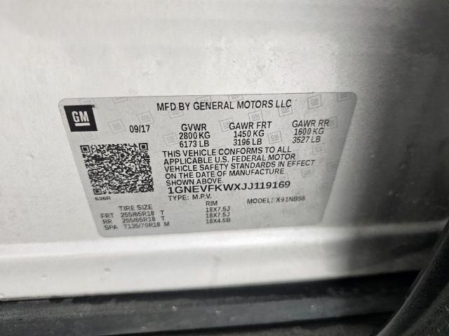 Chevrolet Traverse AWD 4dr LS w/1LS 2018