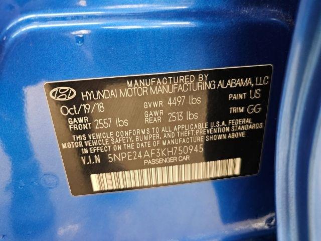 Hyundai Sonata SE 2.4L 2019