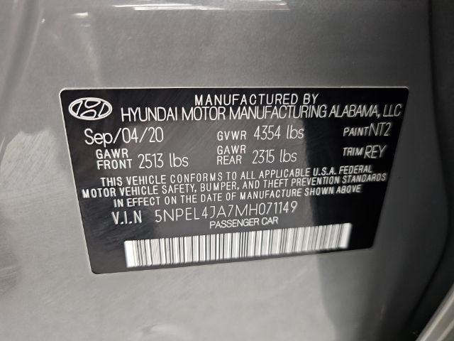 Hyundai Sonata SEL 2.5L 2021